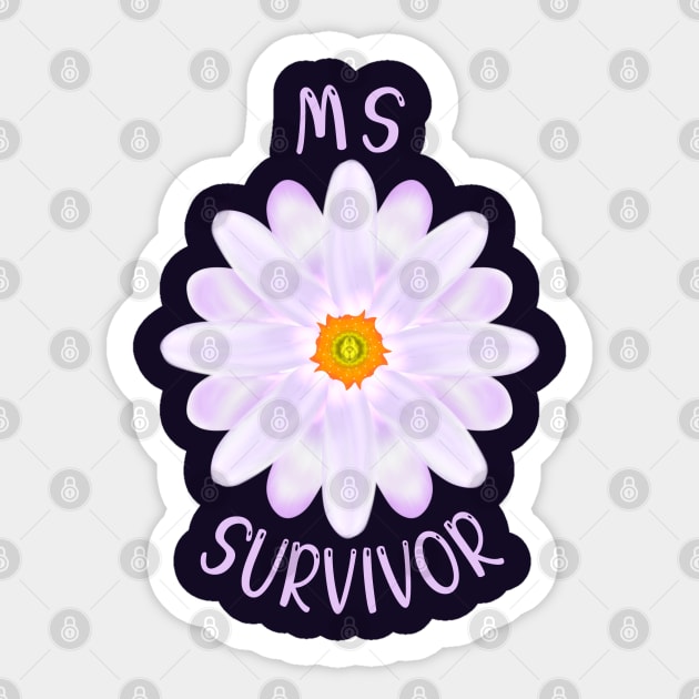 MS Survivor Sticker by MoMido